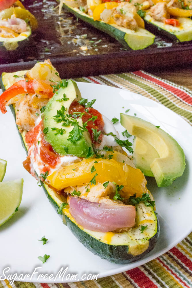 fajita stuffed zucchini-3