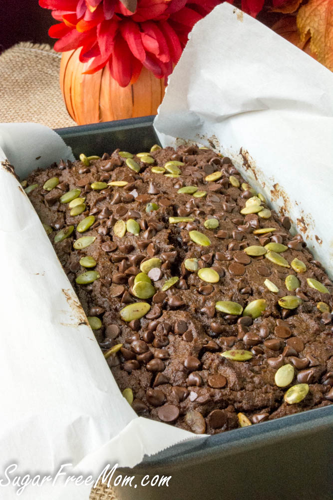 sugar free chocolate-pumpkin-bread