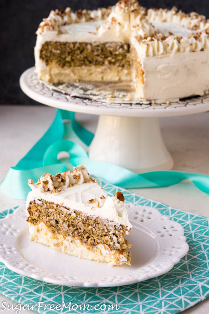 keto carrot cake cheesecake