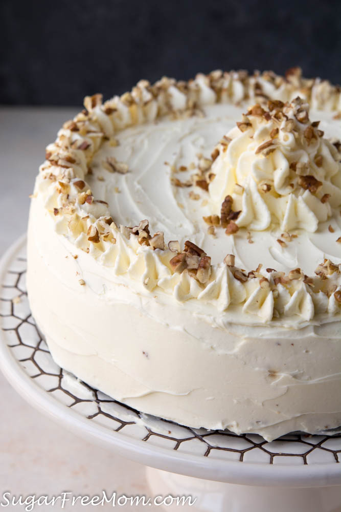 low carb carrot cake cheesecake