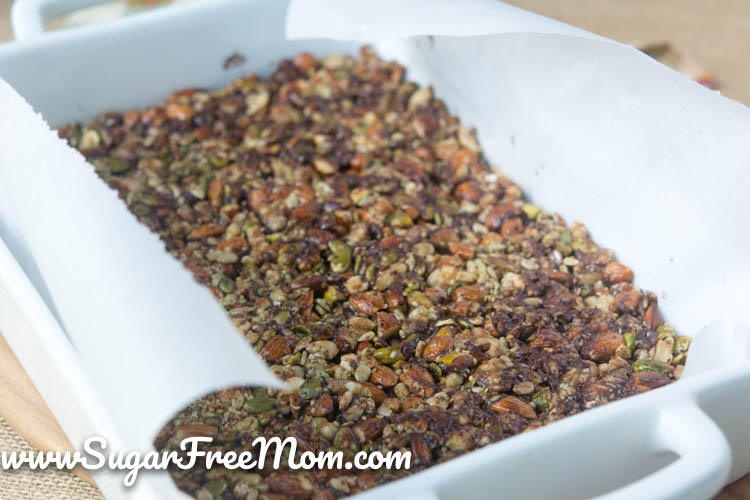 low carb sugar free granola bars