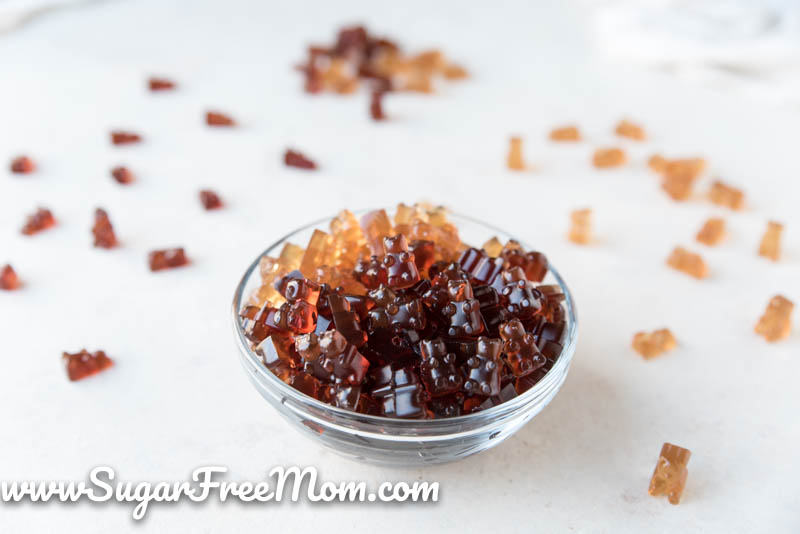 These Sugar Free Keto Gummy Bears are easy to make at home and you can control the low carb sweetener you use as well as how much you prefer for your family!