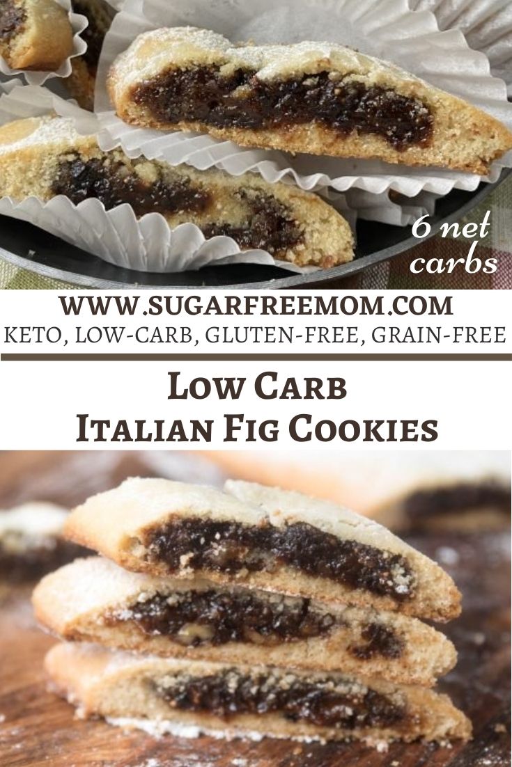 These traditional Sicilian Italian fig cookies, Cuccidati, are now low carb and can be enjoyed on your ketogenic and low carb diet! Just 6 g net carbs per serving!