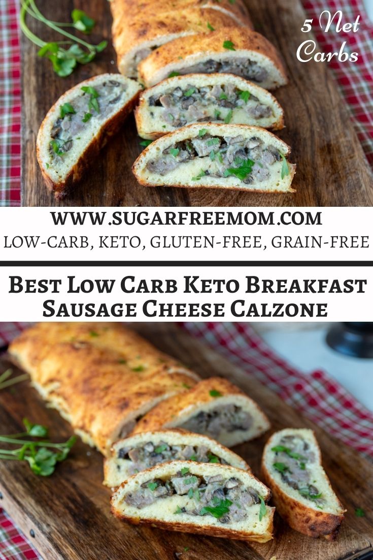 Best Low Carb Keto Breakfast Sausage Calzone